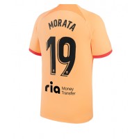 Fotbalové Dres Atletico Madrid Alvaro Morata #19 Alternativní 2022-23 Krátký Rukáv